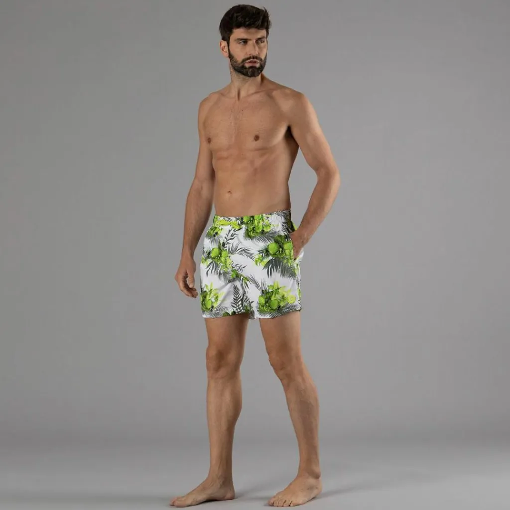 Herren-Boxer-Badeanzug mit tropische Fantasie>CMP Hot