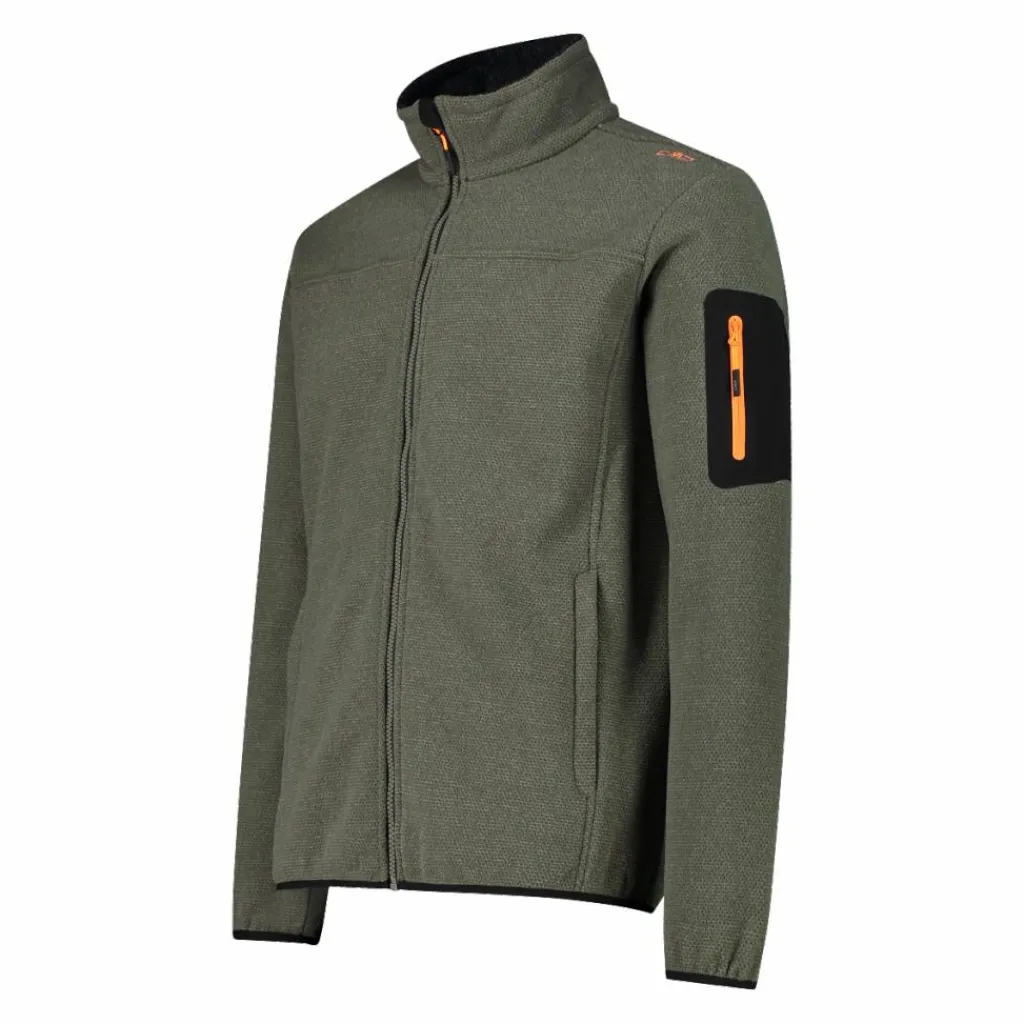 Herren-Fleece Jacquard-Knit-Tech mit Rautenmuster>CMP Hot