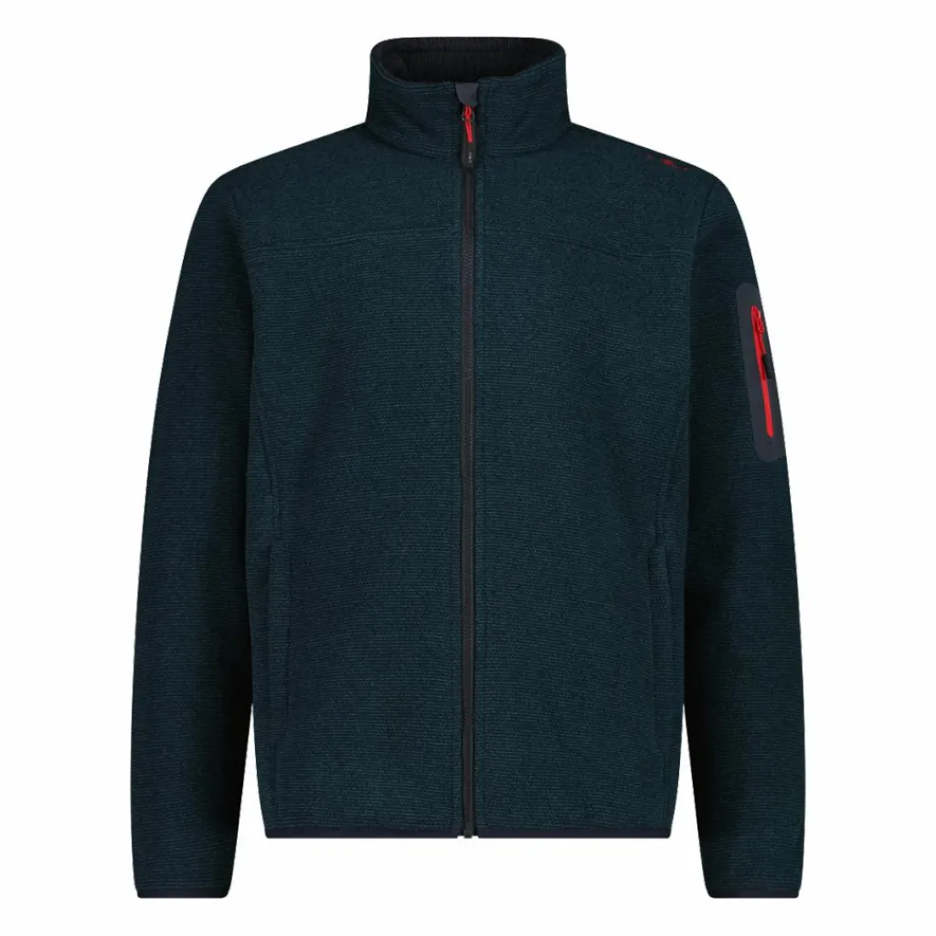 Herren-Fleece Jacquard-Knit-Tech mit Rautenmuster>CMP Hot