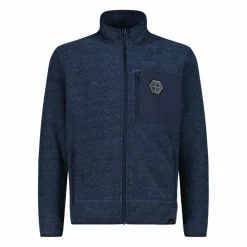 Herren-Fleecejacke aus Knit Tech Melange><noscript><img width=