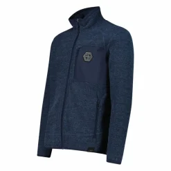 Herren-Fleecejacke aus Knit Tech Melange><noscript><img width=