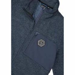 Herren-Fleecejacke aus Knit Tech Melange><noscript><img width=