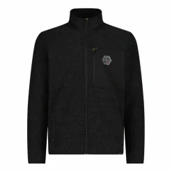 Herren-Fleecejacke aus Knit Tech Melange><noscript><img width=