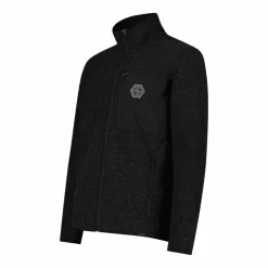 Herren-Fleecejacke aus Knit Tech Melange><noscript><img width=
