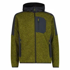 Herren-Fleecejacke mit Reißverschluss aus Knit Tech mit Kapuze>CMP Best