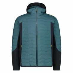 Herren-Hybridjacke Unlimitech wattiert mit PrimaLoft® Black ThermoPlume mit Kapuze>CMP Hot