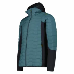 Herren-Hybridjacke Unlimitech wattiert mit PrimaLoft® Black ThermoPlume mit Kapuze><noscript><img width=