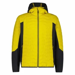 Herren-Hybridjacke Unlimitech wattiert mit PrimaLoft® Black ThermoPlume mit Kapuze><noscript><img width=