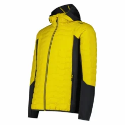 Herren-Hybridjacke Unlimitech wattiert mit PrimaLoft® Black ThermoPlume mit Kapuze><noscript><img width=