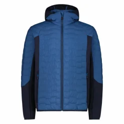 Herren-Hybridjacke Unlimitech wattiert mit PrimaLoft® Black ThermoPlume mit Kapuze><noscript><img width=