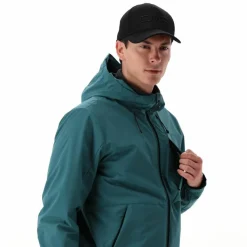 Herrenjacke mit fest angebrachter Kapuze><noscript><img width=