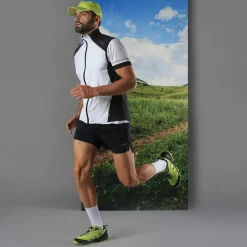 Herren-Lauf-Baseballmütze mit Mesh-Einsatz><noscript><img width=