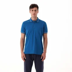 Herren-Poloshirt aus Stretch-Polyester><noscript><img width=