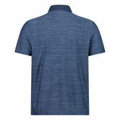 Herren-Poloshirt in Melange-Stretch-Jersey-Gewebe>CMP Best