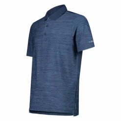 Herren-Poloshirt in Melange-Stretch-Jersey-Gewebe><noscript><img width=
