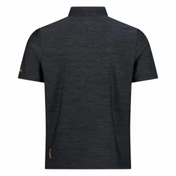 Herren-Poloshirt in Melange-Stretch-Jersey-Gewebe><noscript><img width=