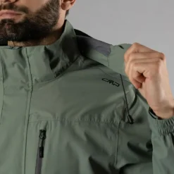 Herren-Regenjacke mit abnehmbarer Kapuze><noscript><img width=