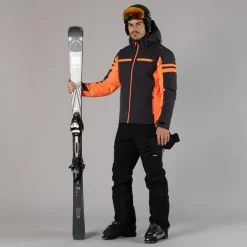 Herren-Skihose mit Trägern aus Softshell><noscript><img width=