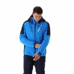 Herren-Skijacke aus Twill mit Kapuze><noscript><img width=