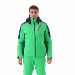 Herren-Skijacke aus Twill mit Kapuze><noscript><img width=