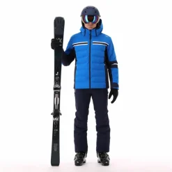 Herren-Skijacke aus 4-Way-Stretch-Twill mit Kapuze><noscript><img width=