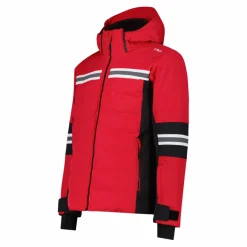 Herren-Skijacke aus 4-Way-Stretch-Twill mit Kapuze><noscript><img width=