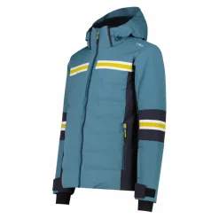 Herren-Skijacke aus 4-Way-Stretch-Twill mit Kapuze><noscript><img width=