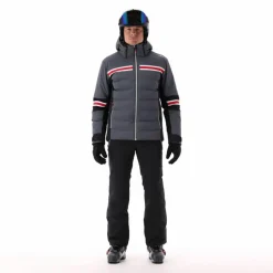 Herren-Skijacke aus 4-Way-Stretch-Twill mit Kapuze><noscript><img width=