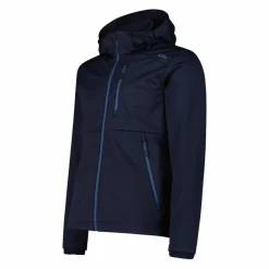 Herren-Softshelljacke aus Ripstop mit abnehmbarer Kapuze><noscript><img width=