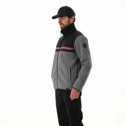 Herren-Sweatshirt aus Knit-Tech-Fleece mit Reißverschluss><noscript><img width=