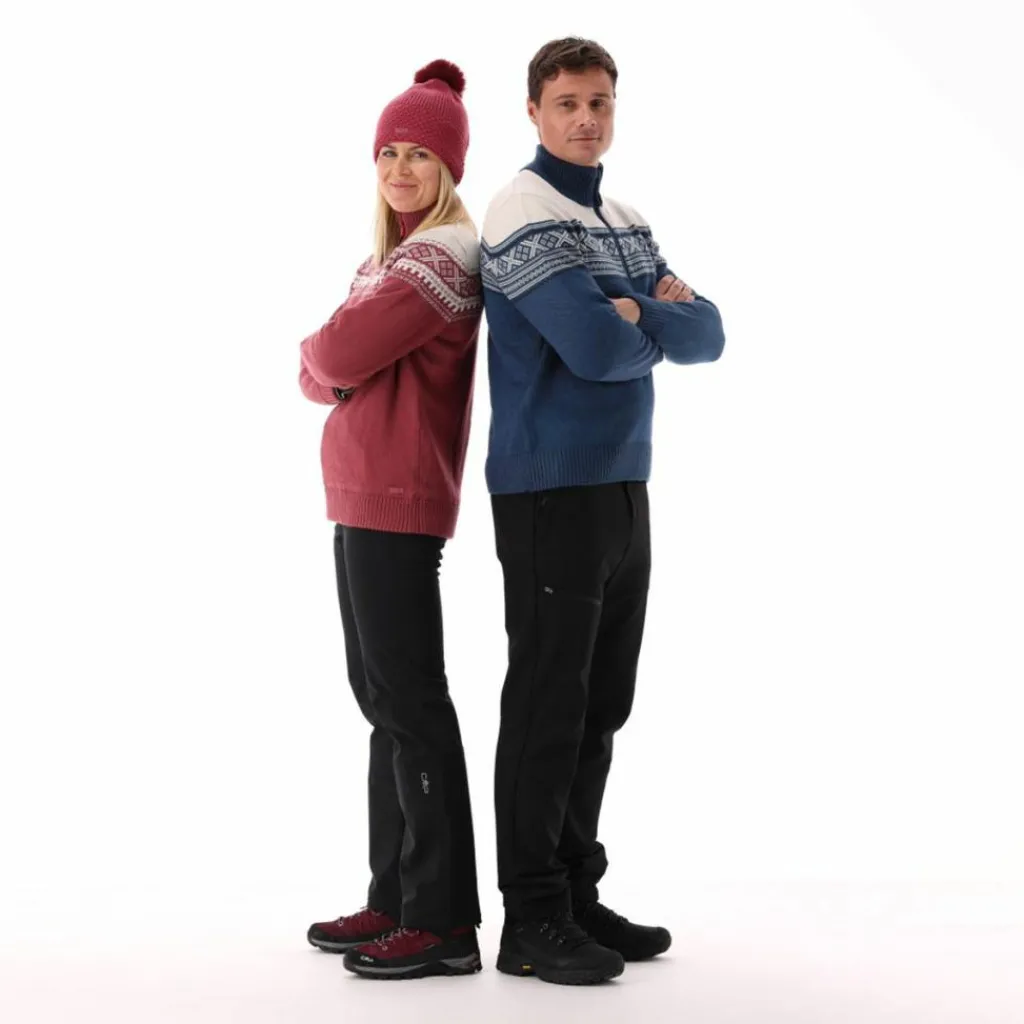 Herren-Sweatshirt mit halbem Reißverschluss in Wooltech>CMP Discount
