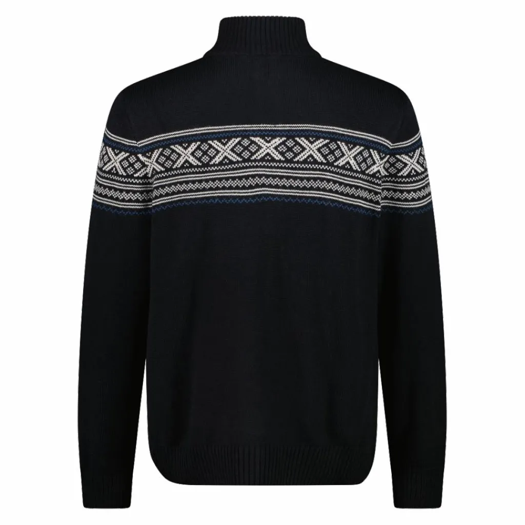 Herren-Sweatshirt mit halbem Reißverschluss in Wooltech>CMP Discount