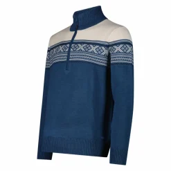 Herren-Sweatshirt mit halbem Reißverschluss in Wooltech><noscript><img width=