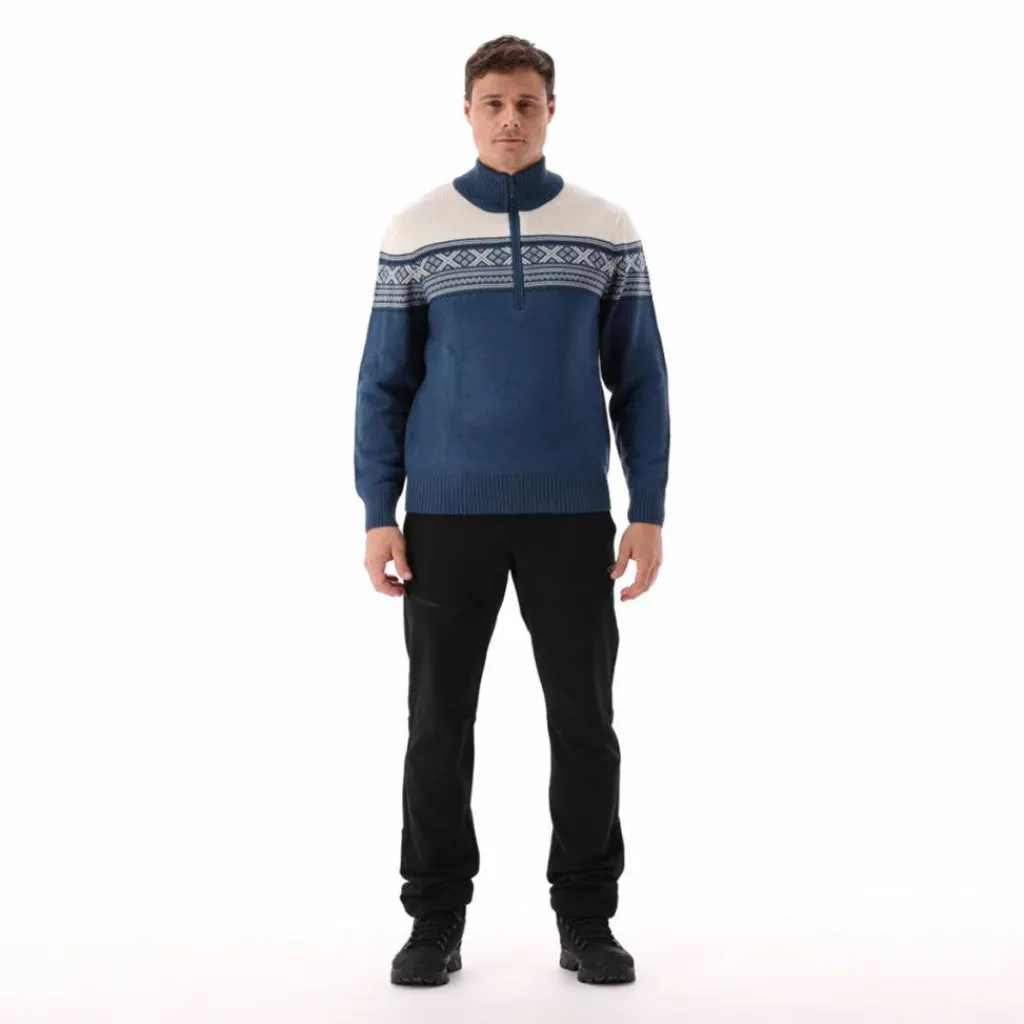 Herren-Sweatshirt mit halbem Reißverschluss in Wooltech>CMP Discount