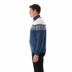 Herren-Sweatshirt mit halbem Reißverschluss in Wooltech><noscript><img width=