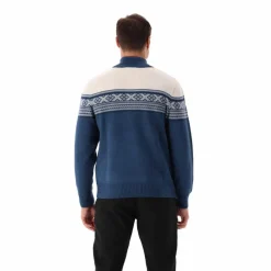 Herren-Sweatshirt mit halbem Reißverschluss in Wooltech><noscript><img width=