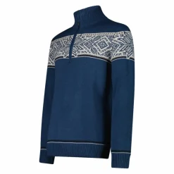 Herren-Sweatshirt mit halbem Reißverschluss in Wooltech><noscript><img width=
