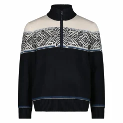 Herren-Sweatshirt mit halbem Reißverschluss in Wooltech><noscript><img width=