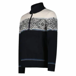 Herren-Sweatshirt mit halbem Reißverschluss in Wooltech><noscript><img width=