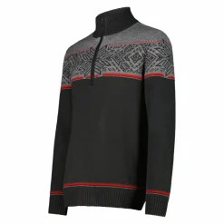 Herren-Sweatshirt mit halbem Reißverschluss in Wooltech><noscript><img width=