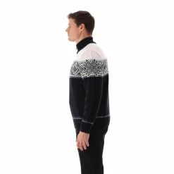 Herren-Sweatshirt mit halbem Reißverschluss in Wooltech><noscript><img width=