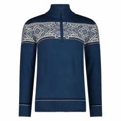 Herren-Sweatshirt mit halbem Reißverschluss in Wooltech><noscript><img width=