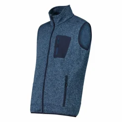 Herrenweste aus schweres Knit-Tech Fleece mit hitzeversiegelter Tasche><noscript><img width=