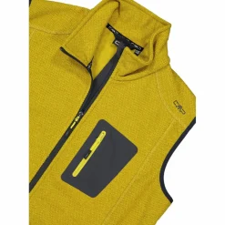 Herrenweste aus schweres Knit-Tech Fleece mit hitzeversiegelter Tasche><noscript><img width=