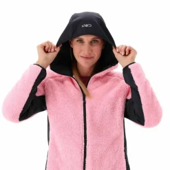 Highloft-Fleecejacke für Damen mit Kapuze><noscript><img width=