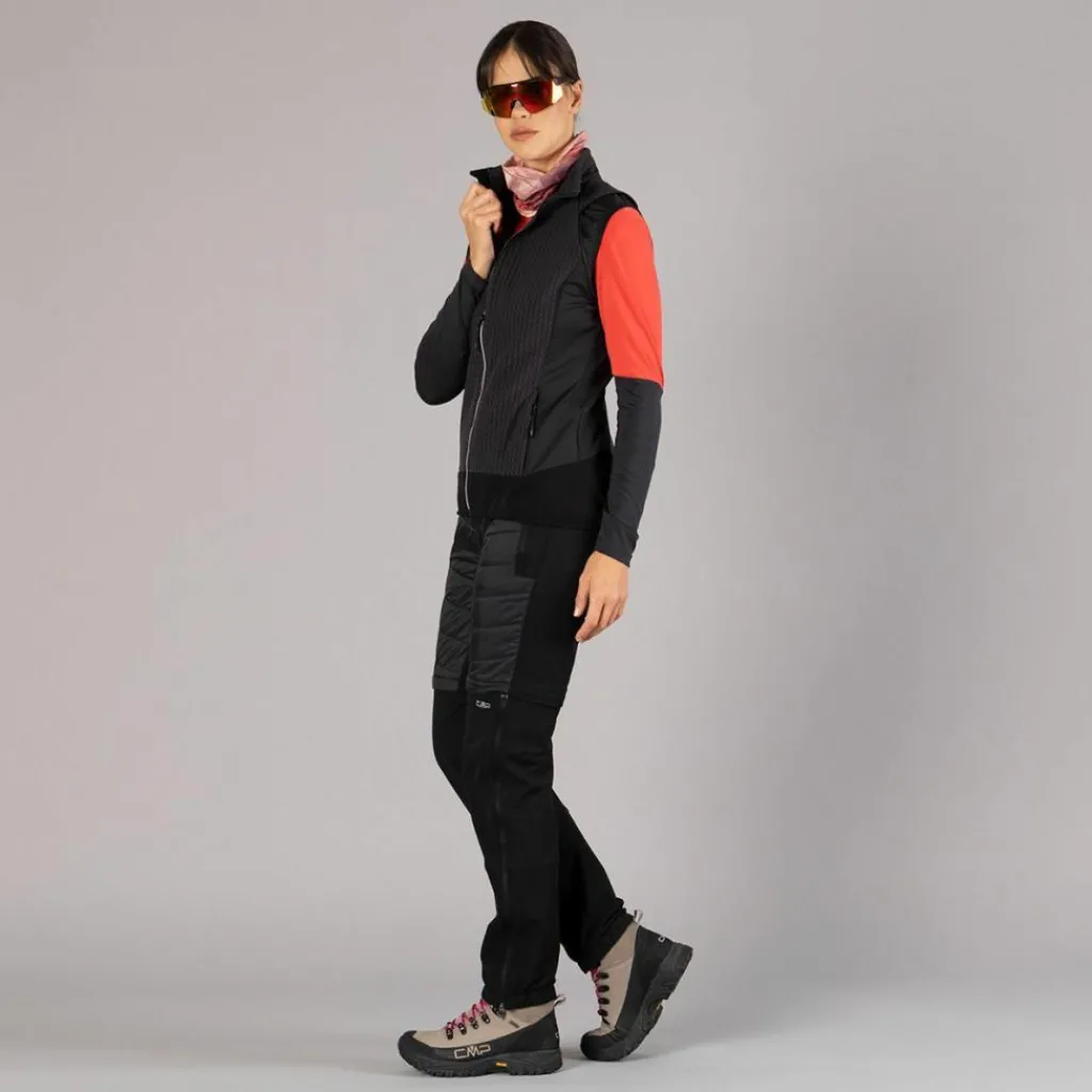 Hybride Damenjacke mit abnehmbaren ärmeln>CMP Clearance