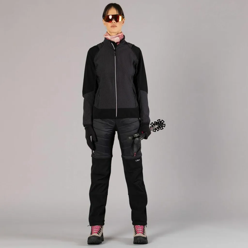 Hybride Damenjacke mit abnehmbaren ärmeln>CMP Clearance