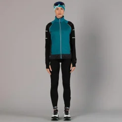 Hybride Damenjacke mit abnehmbaren ärmeln><noscript><img width=