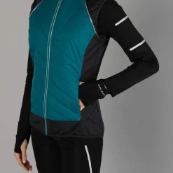 Hybride Damenjacke mit abnehmbaren ärmeln><noscript><img width=