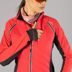 Hybride Damenjacke mit abnehmbaren ärmeln><noscript><img width=